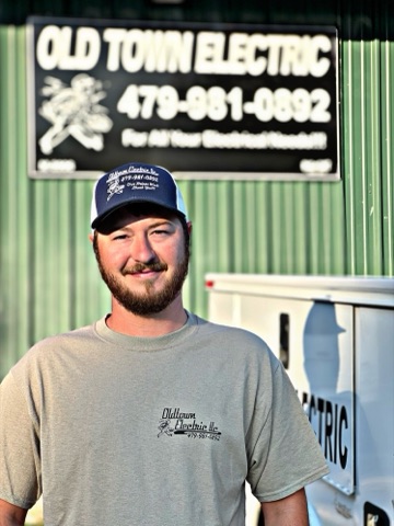 Jake, electrician at Old Town Electric and Eureka Springs native